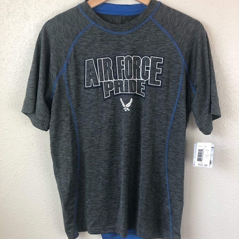 NWT J. America Sportswear Air Force Pride T-Shirt